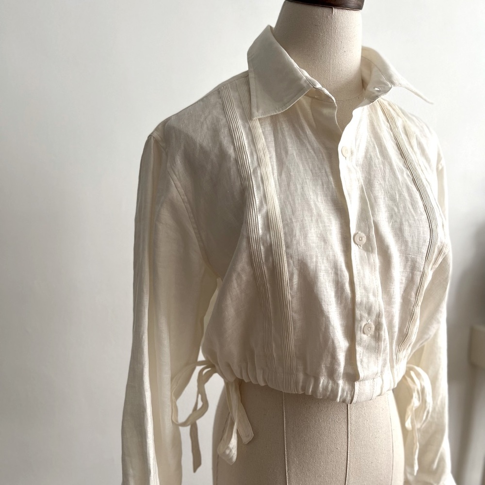 Johanna Ortiz Ecru Cuban Towns Shirt